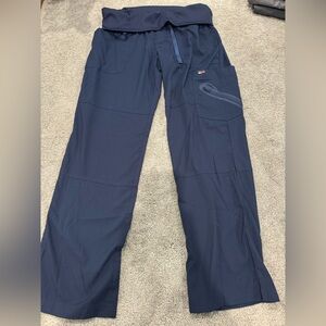 KOI Navy Scrub Pants (medium petite)